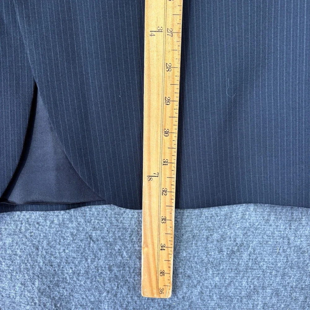 Jos. A. Bank Mens Pinstripe 100% Wool 2 Piece Suit 44L 39X30